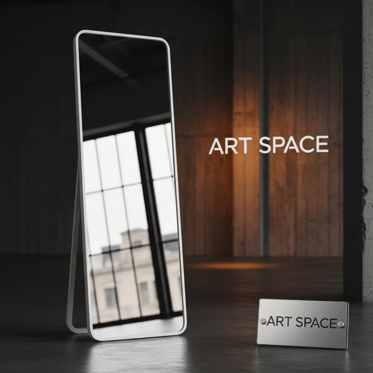 Аренда Зеркало напольное Virtuos белое в City Park Hotel Sochi — ART SPACE