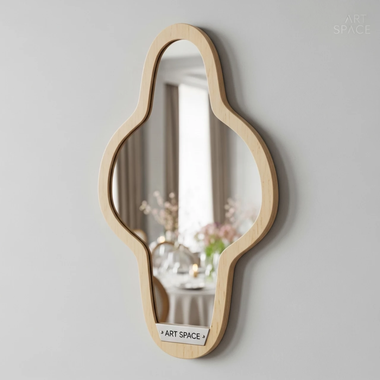 Аренда Зеркало настенное Virtuos береза с эффектом в банкетном зале «Дельфин» — ART SPACE