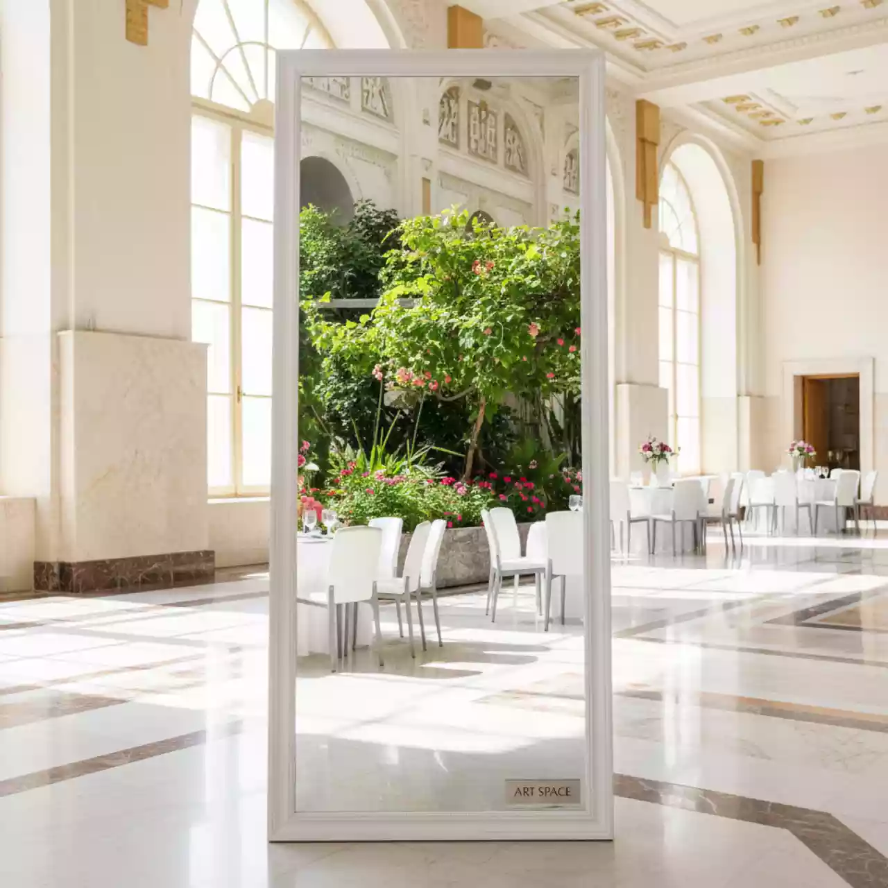 Аренда Зеркало ростовое 485х1480 мм белое в санатории «Металлург» — ART SPACE