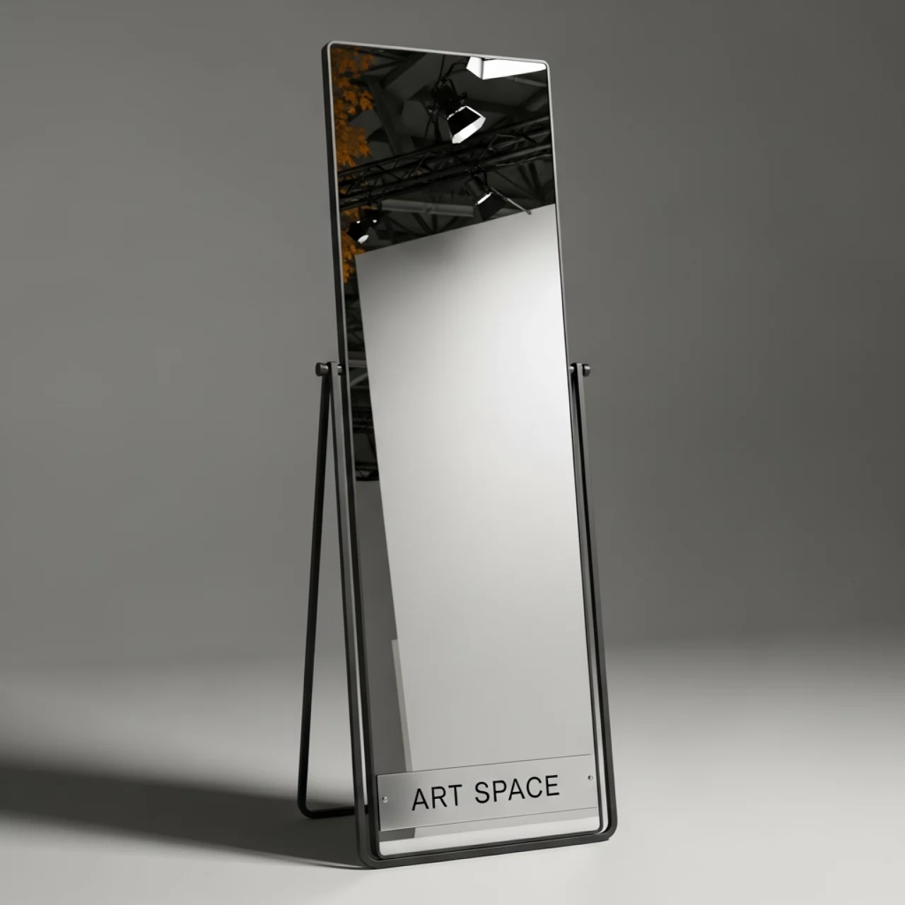 Аренда Зеркало ростовое черное 485х1480 в парке «Ривьера» — ART SPACE