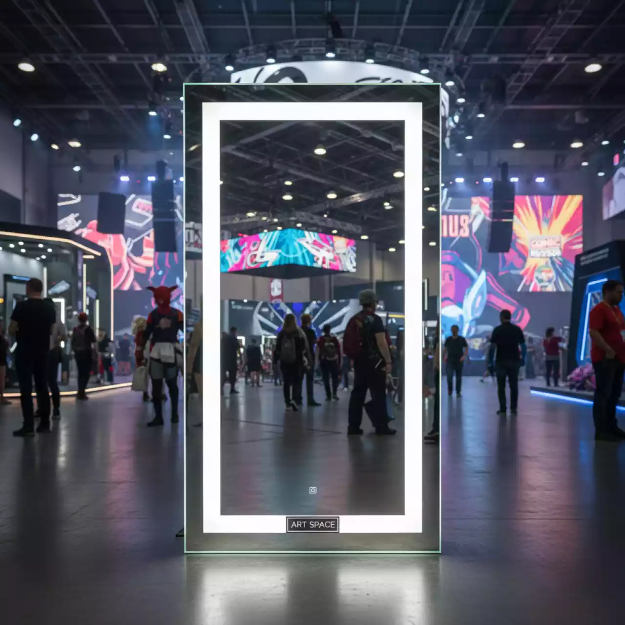 Аренда Зеркало с подсветкой Cersanit LED 080 Design Pro 70х85 см на территории Морпорта Сочи — ART SPACE