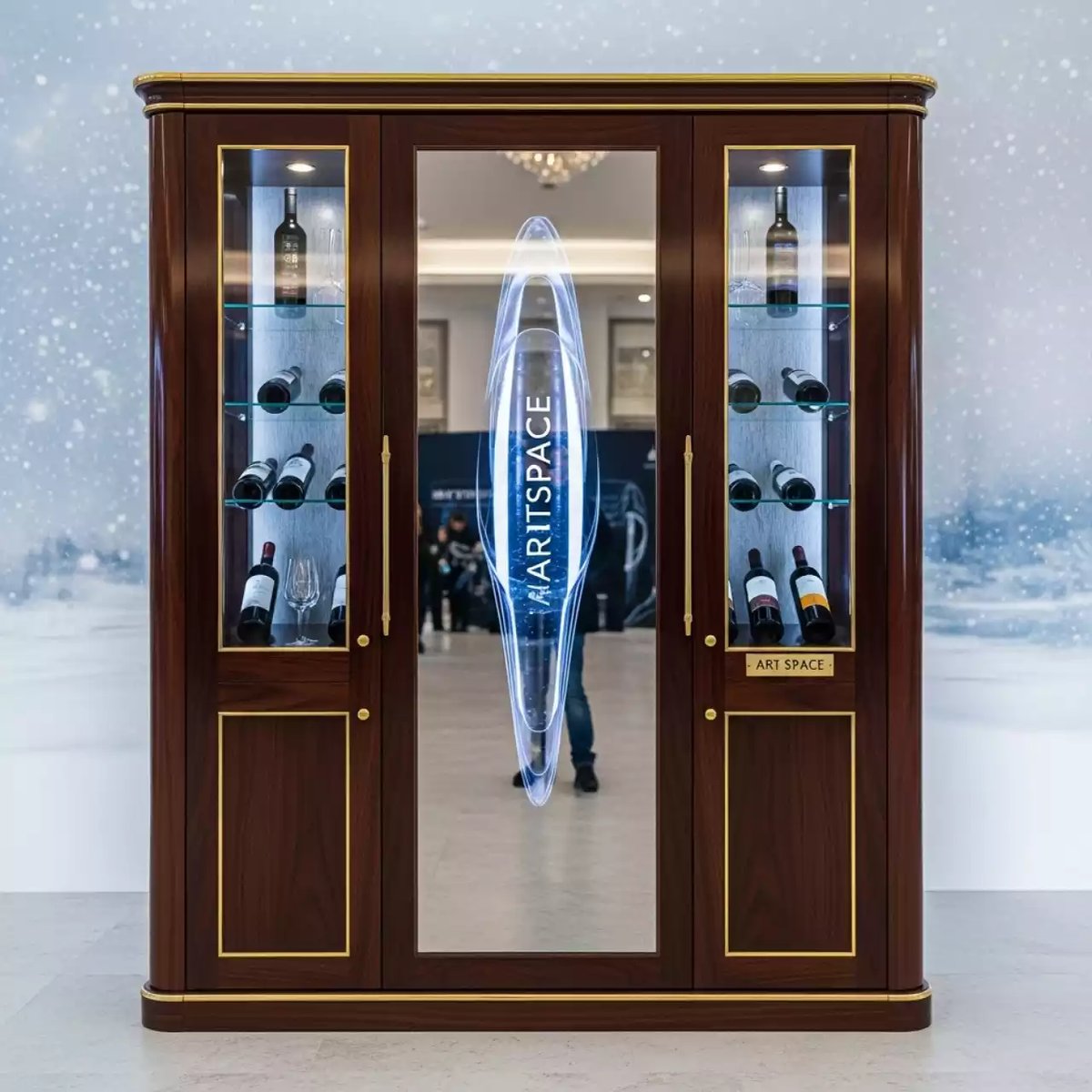 Аренда Зеркало селфи винный шкаф в ОКЦ «Галактика» — ART SPACE
