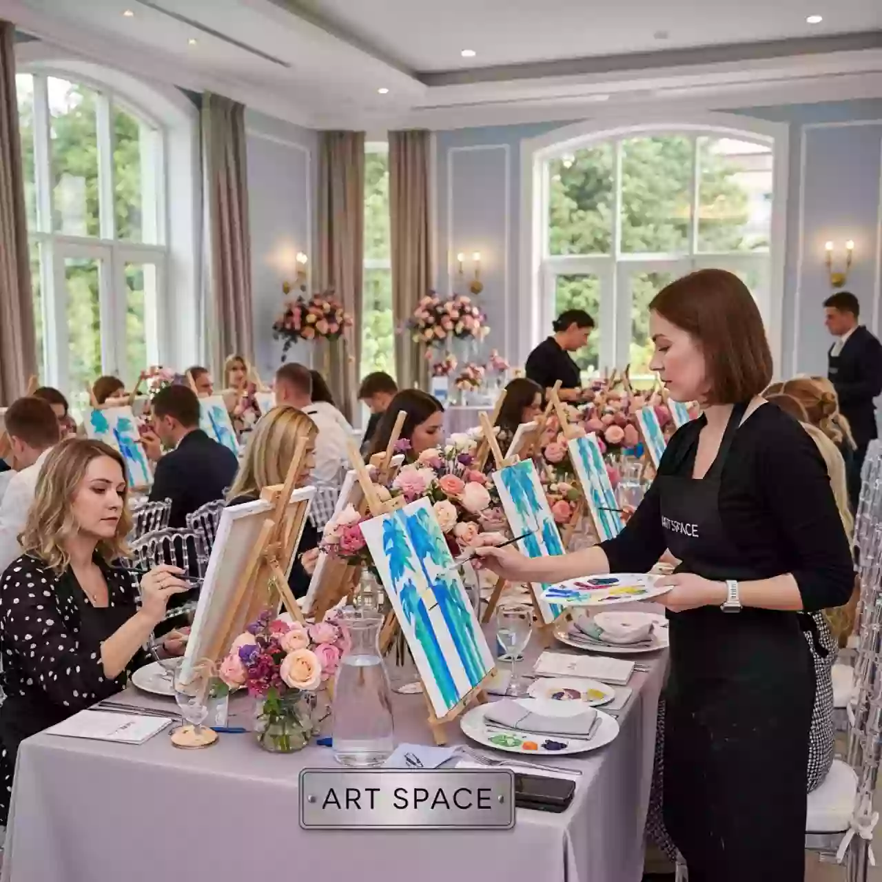 Аренда Живопись на холсте мастер класс в санатории «Черноморье» — ART SPACE