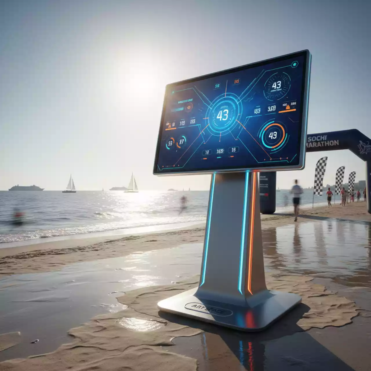 Аренда ЖК панель Iiyama LE4340S B1 на пляже «Ривьера» — ART SPACE