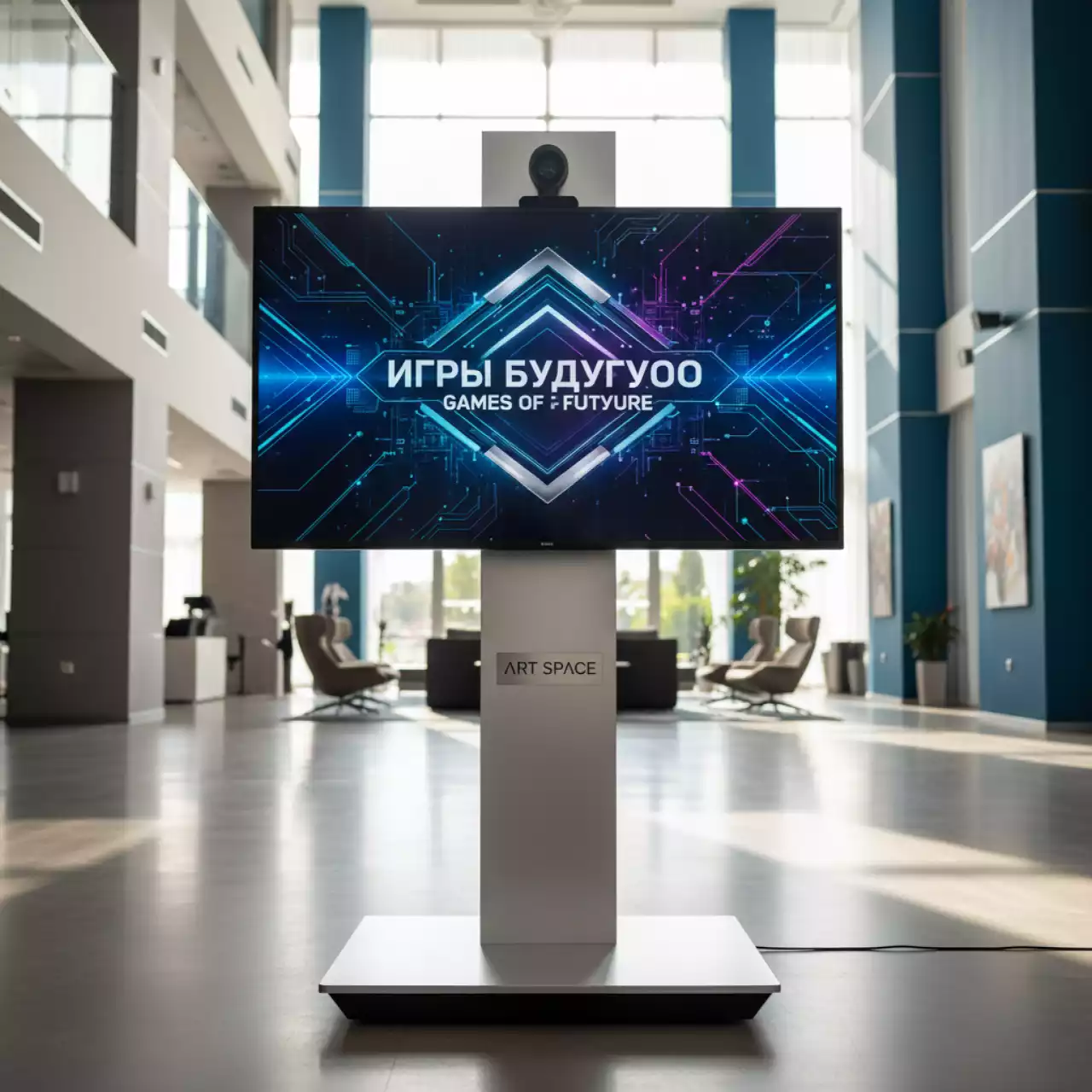 Аренда ЖК панель плазма 55 в Courtyard by Marriott Sochi — ART SPACE