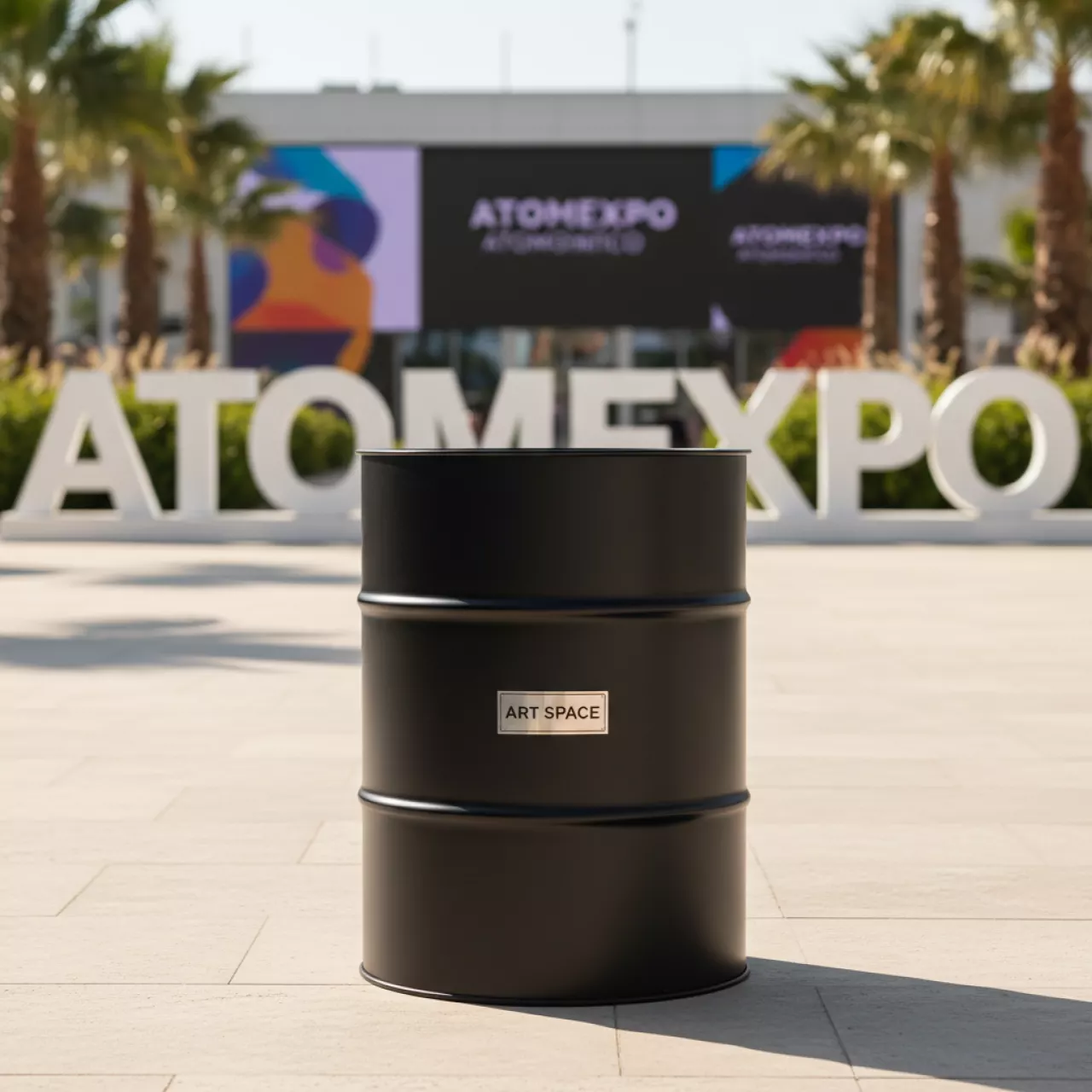 Аренда Журнальный стол бочка черный в Sport Inn Hotel & Wellness — ART SPACE