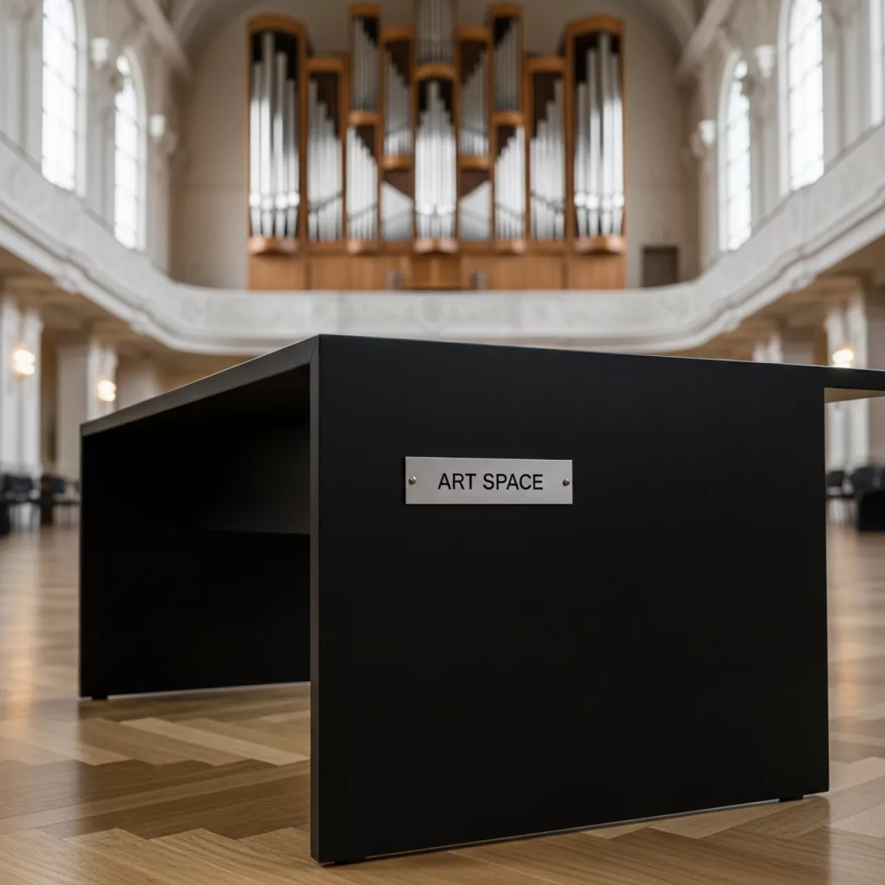 Аренда Журнальный стол черный в Зале органной и камерной музыки — ART SPACE