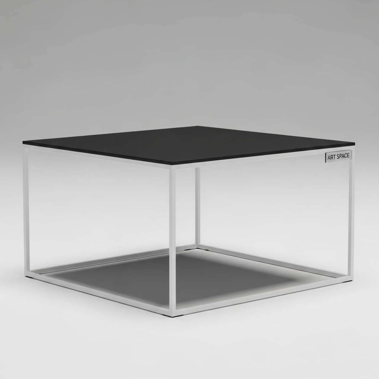 Аренда Журнальный стол Cube белый с черной столешницей в Гранд Отель Сочи — ART SPACE