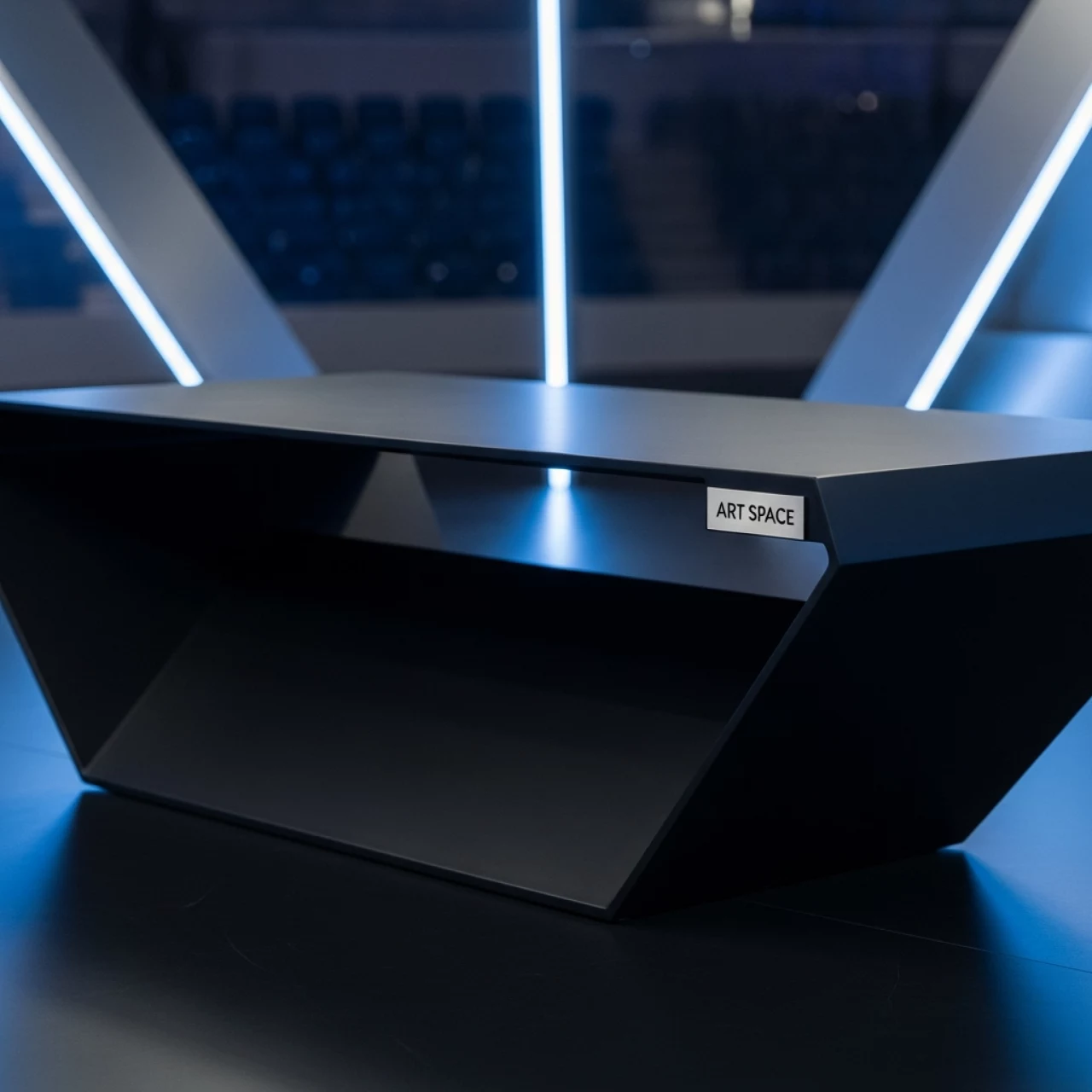 Аренда Журнальный стол Cube Long черный в ледовом дворце «Большой» — ART SPACE