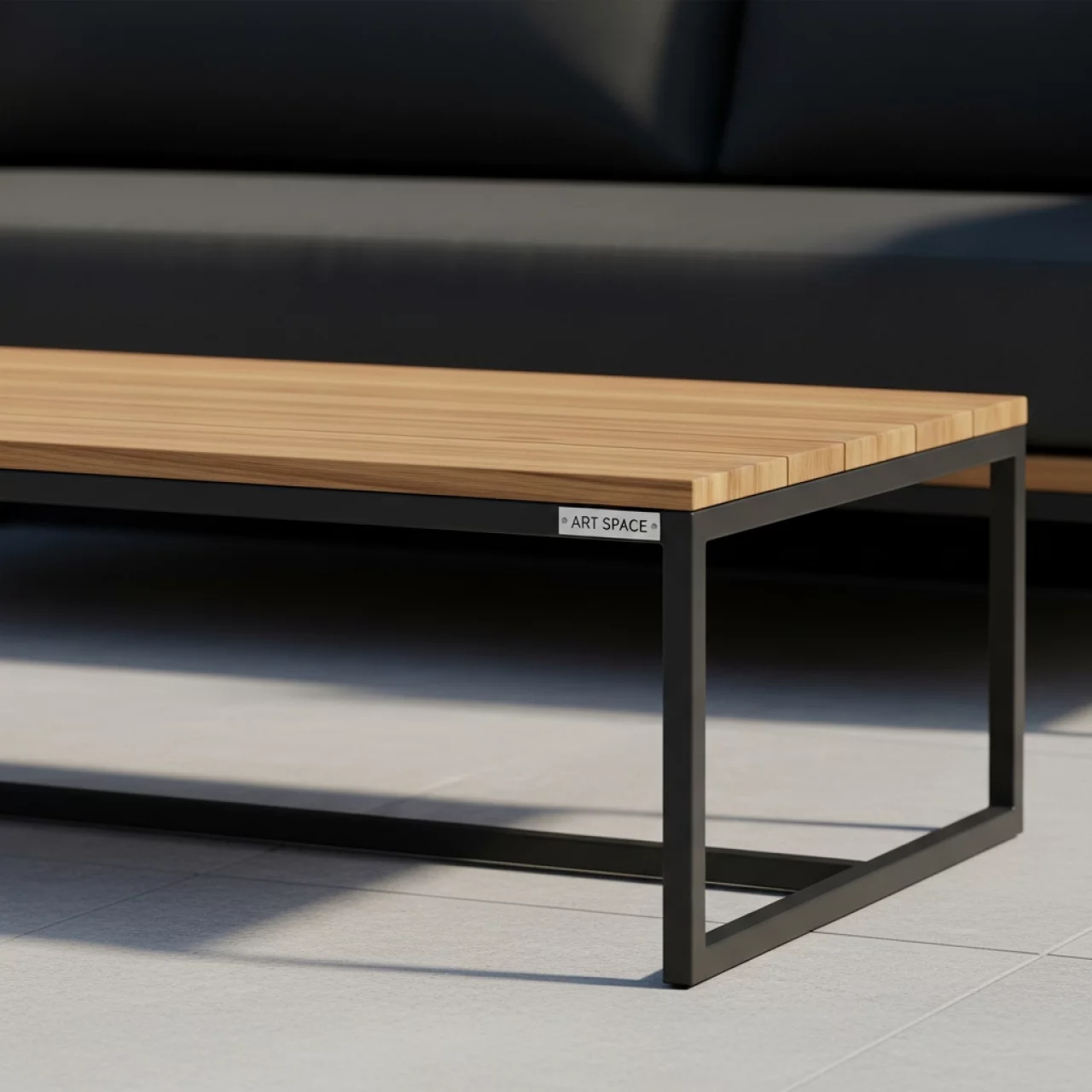 Аренда Журнальный стол Cube Long древесный в санатории «Черноморье» — ART SPACE