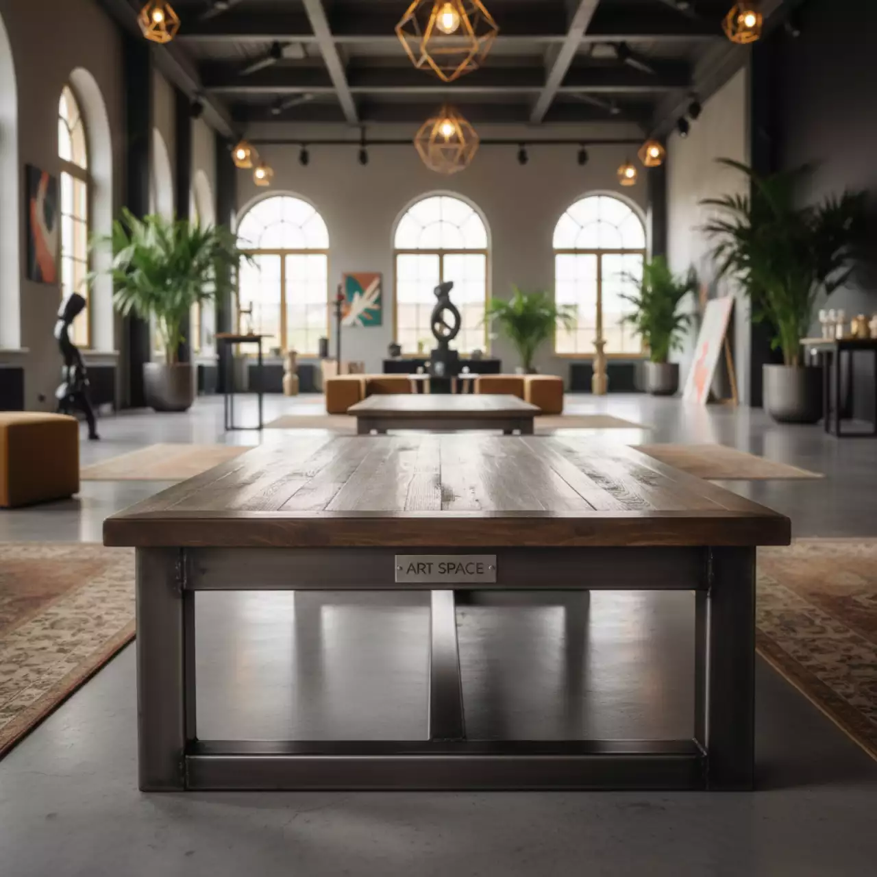 Аренда Журнальный стол длинный Cube Loft в Gamma Sirius — ART SPACE