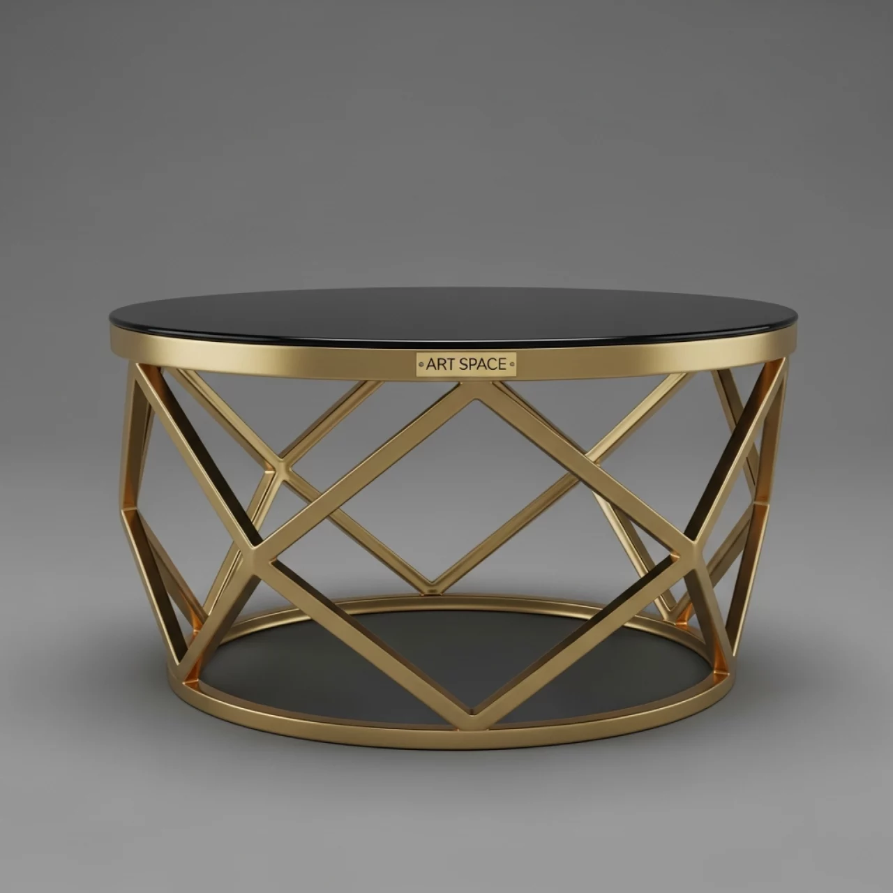Аренда Журнальный стол Homer gold & black в Поляна 1389 Отель и Спа — ART SPACE