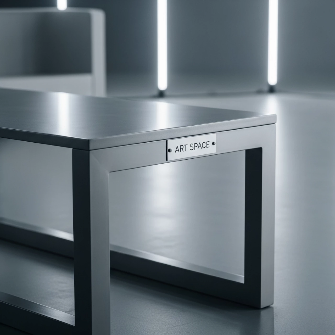 Аренда Журнальный стол Инсигния 120х60 серебро в Gamma Sirius — ART SPACE