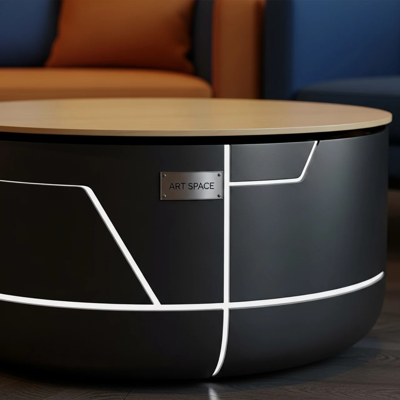 Аренда Журнальный стол круглый RC644 R60 SHT TU23 H51 в Поляна 1389 Отель и Спа — ART SPACE