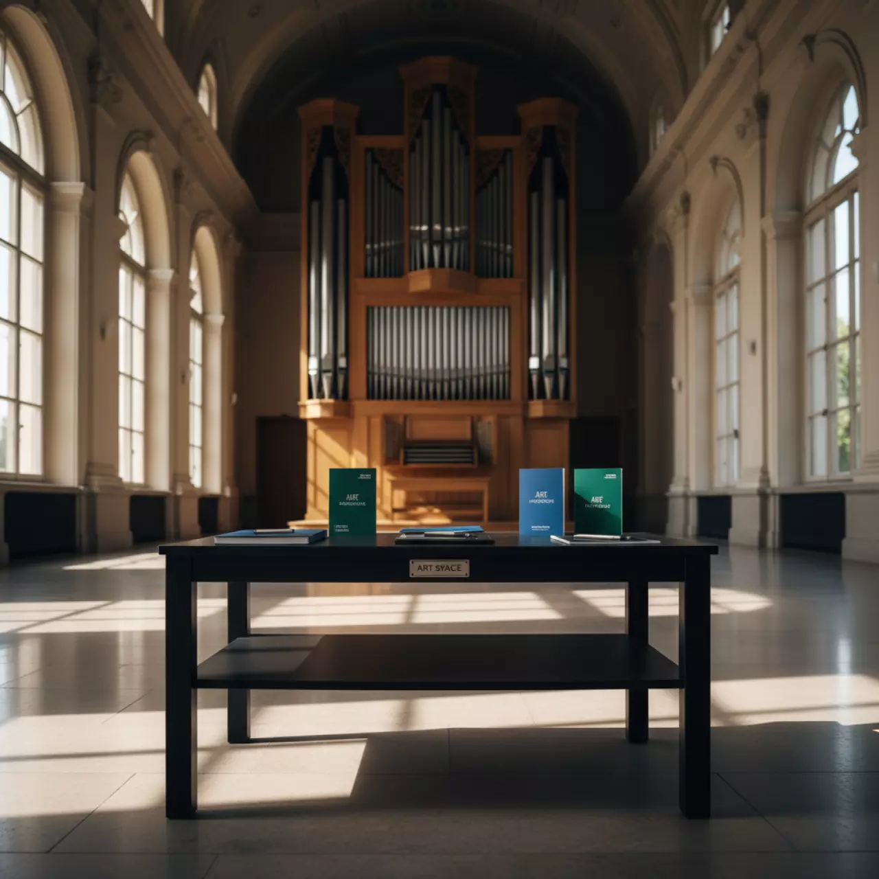 Аренда Журнальный стол Lack с полкой черный в Зале органной и камерной музыки — ART SPACE