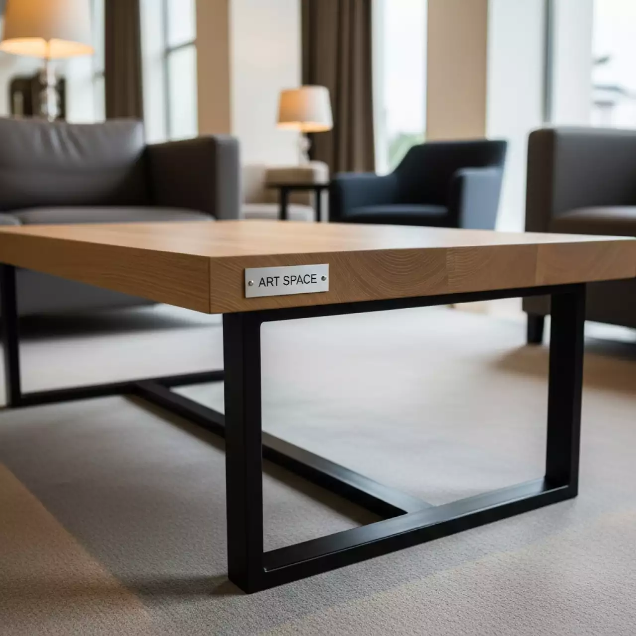 Аренда Журнальный стол Loft craft coffee светлый в Green Flow Hotel — ART SPACE
