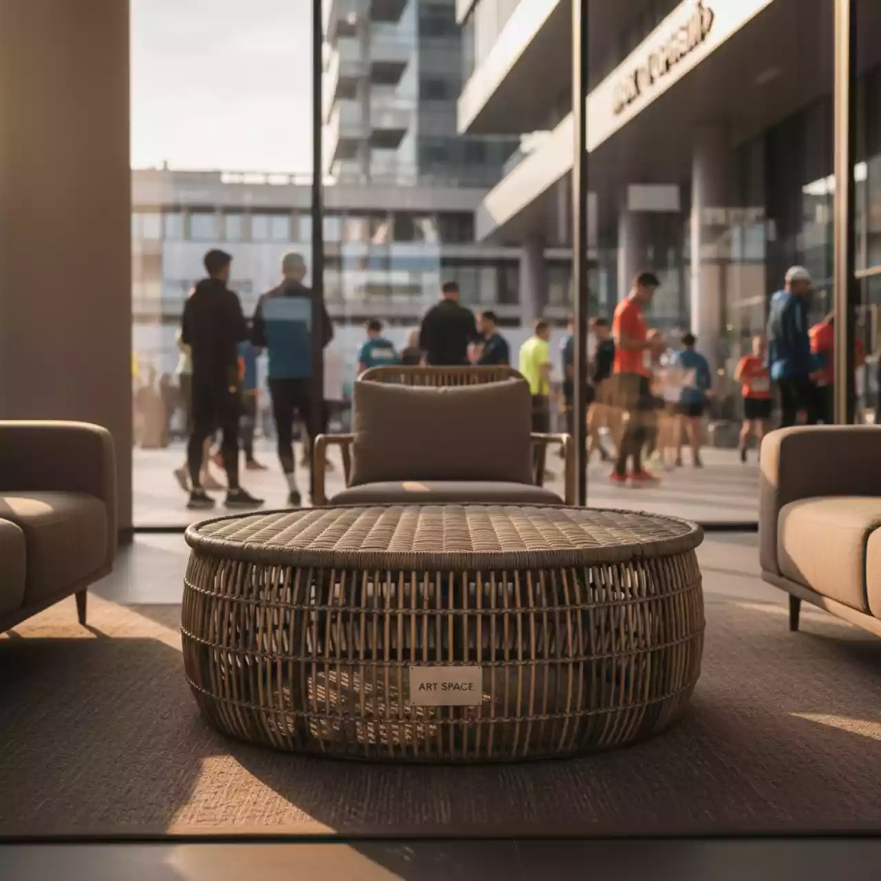 Аренда Журнальный стол Rattan в МФК «Горный» — ART SPACE