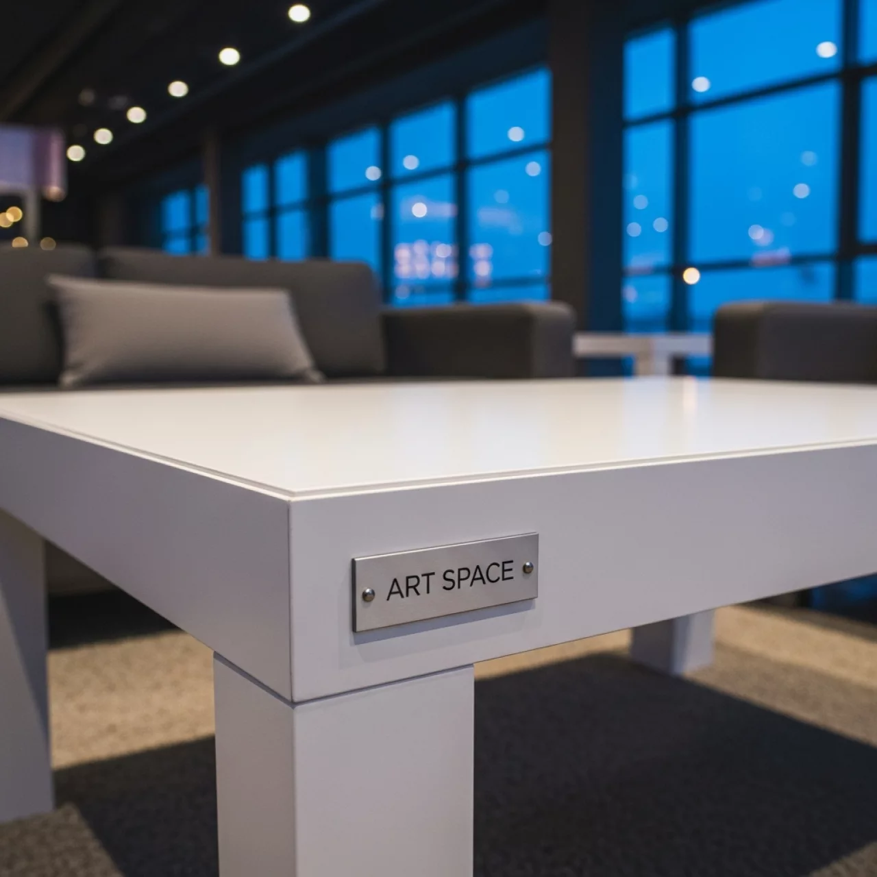 Аренда Журнальный стол Simple белый на Имеретинской набережной — ART SPACE