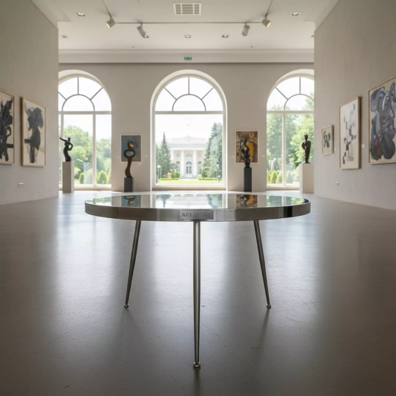 Аренда Журнальный стол Sm серебристый в санатории «Октябрьский» — ART SPACE