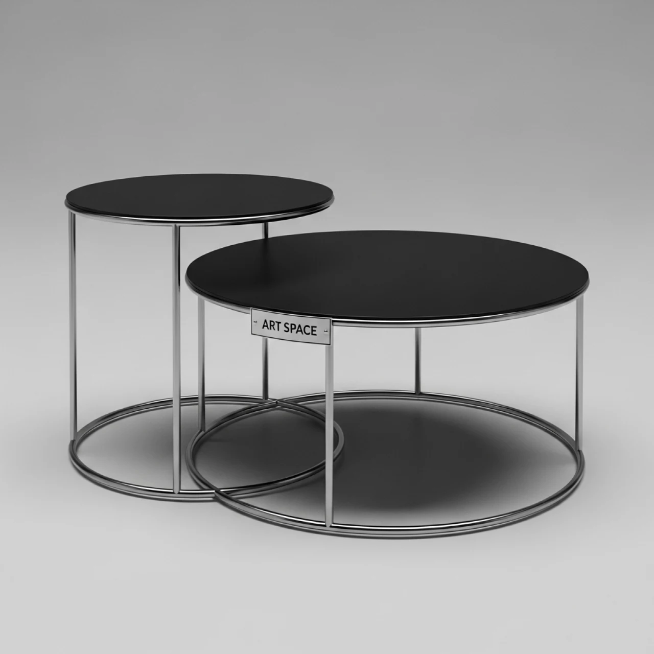 Аренда Журнальный стол Sun Duet silver black в City Park Hotel Sochi — ART SPACE