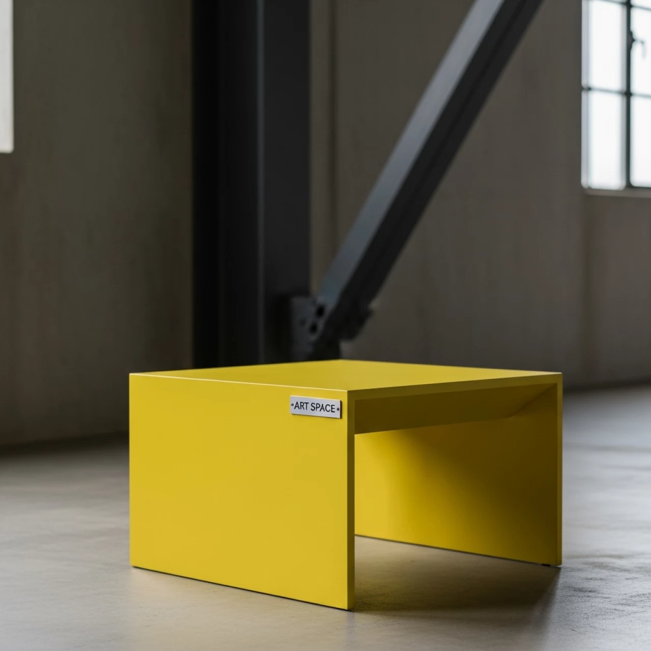 Аренда Журнальный столик Lack 55х55 см желтый квадратный в Bridge Resort — ART SPACE