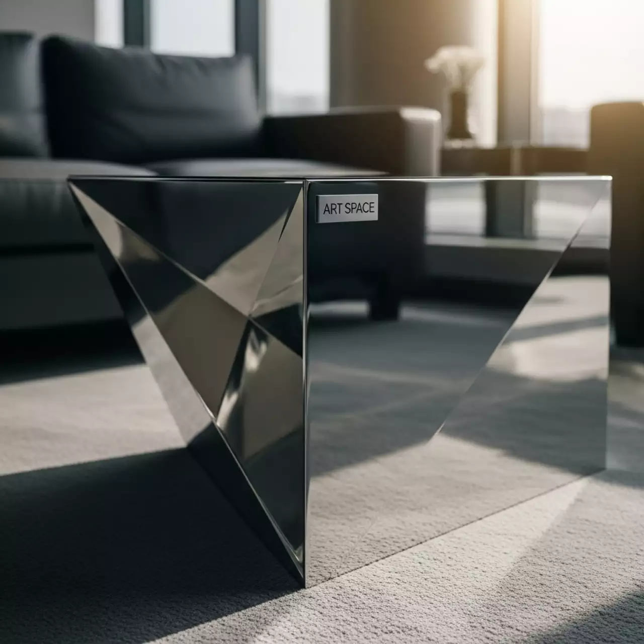 Аренда Журнальный столик Sharp хром в Stella di Mosca — ART SPACE