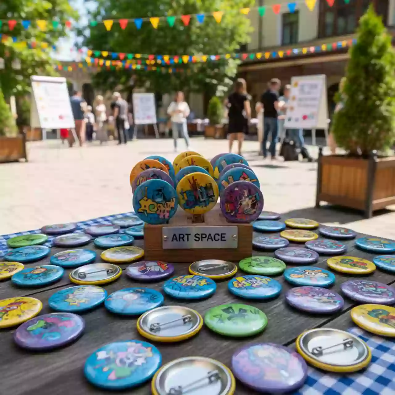 Аренда Значки закатные в санатории «Октябрьский» — ART SPACE