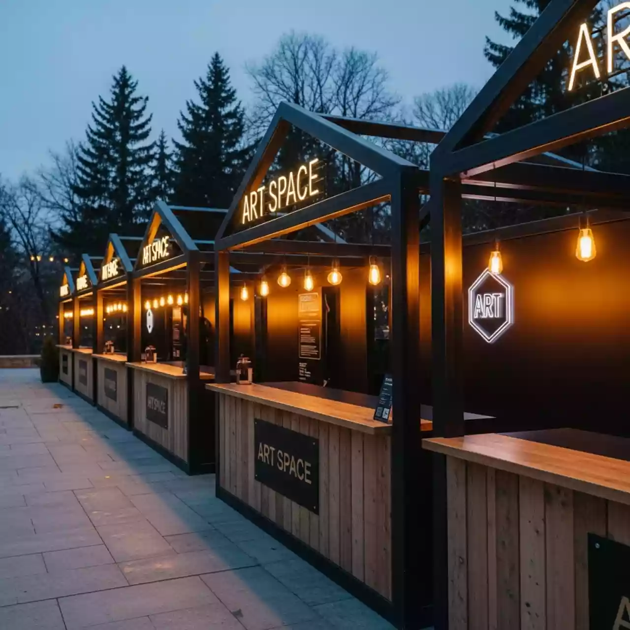 Аренда Зона ярмарочная новогодняя в санатории «Сочи» — ART SPACE