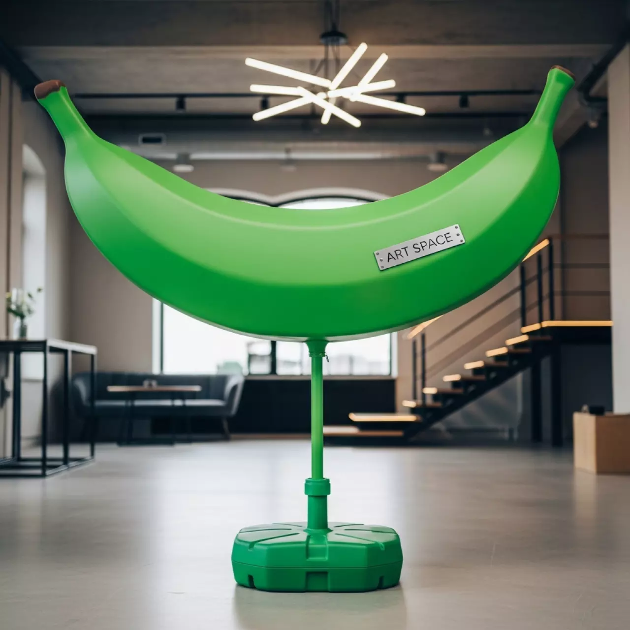 Аренда Зонт Banana зеленый с базой в Rodina Grand Hotel & SPA — ART SPACE