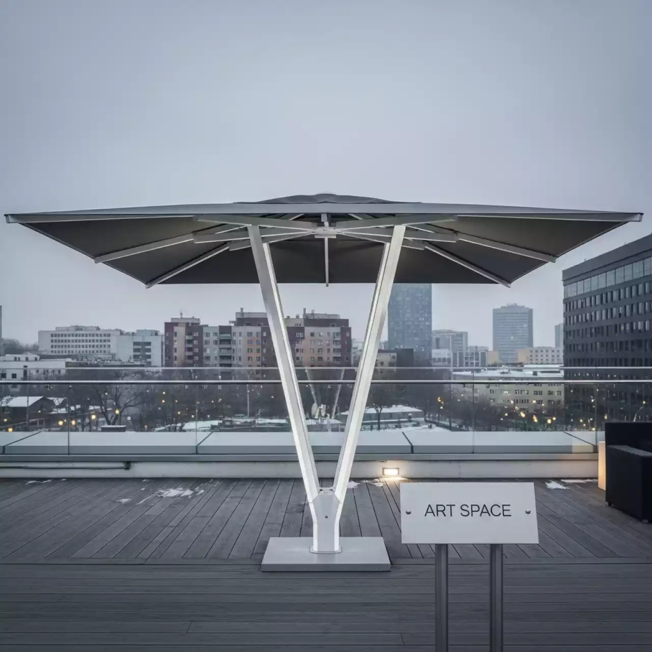 Аренда Зонт дизайнерский Versa PX 3,5 м в Mercure Сочи Центр — ART SPACE