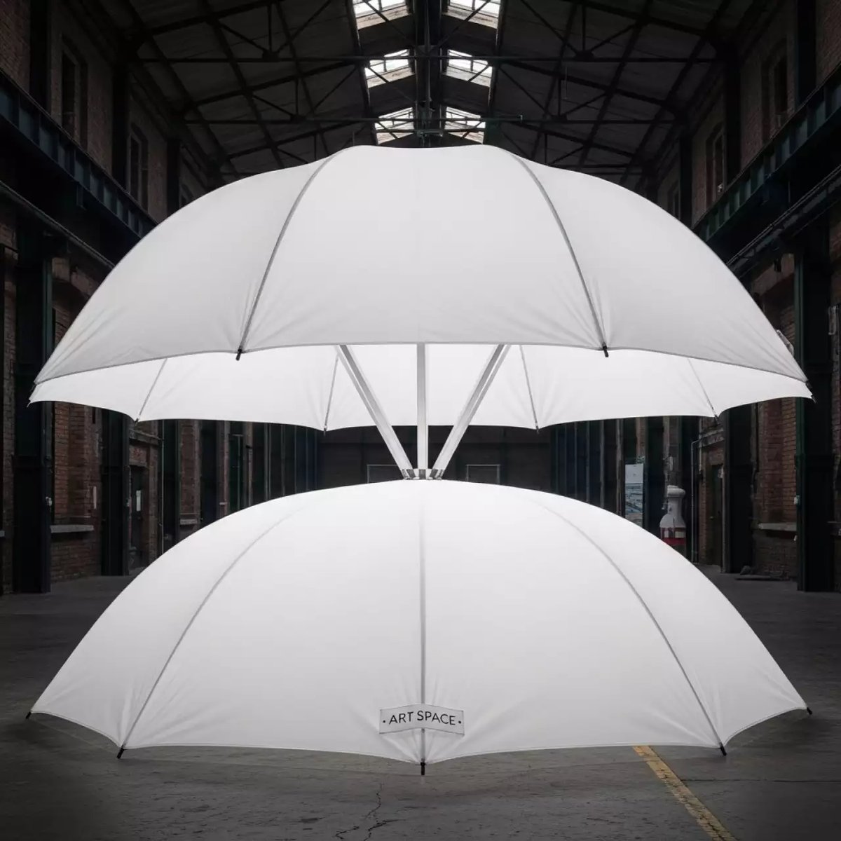 Аренда Зонт двухкупольный Galaxia Dual V StarWhite 2,9х6 м в зале «Чайка» (Морпорт) — ART SPACE