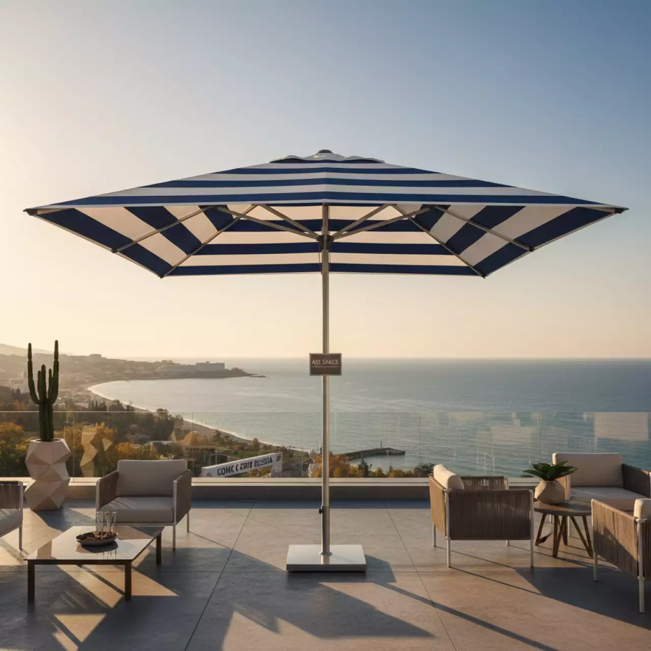 Аренда Зонт Green Glade 72201 полосатый в комплексе «Дагомыс» — ART SPACE