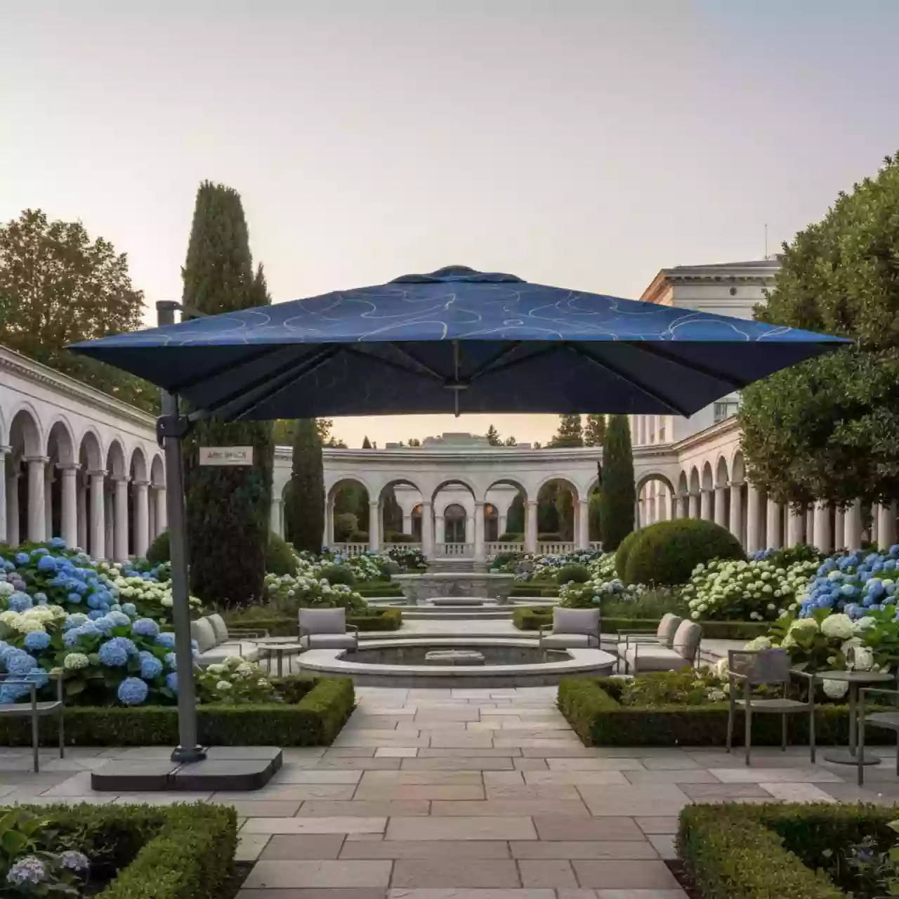 Аренда Зонт навесной уличный диаметр 250 см в санатории «Металлург» — ART SPACE