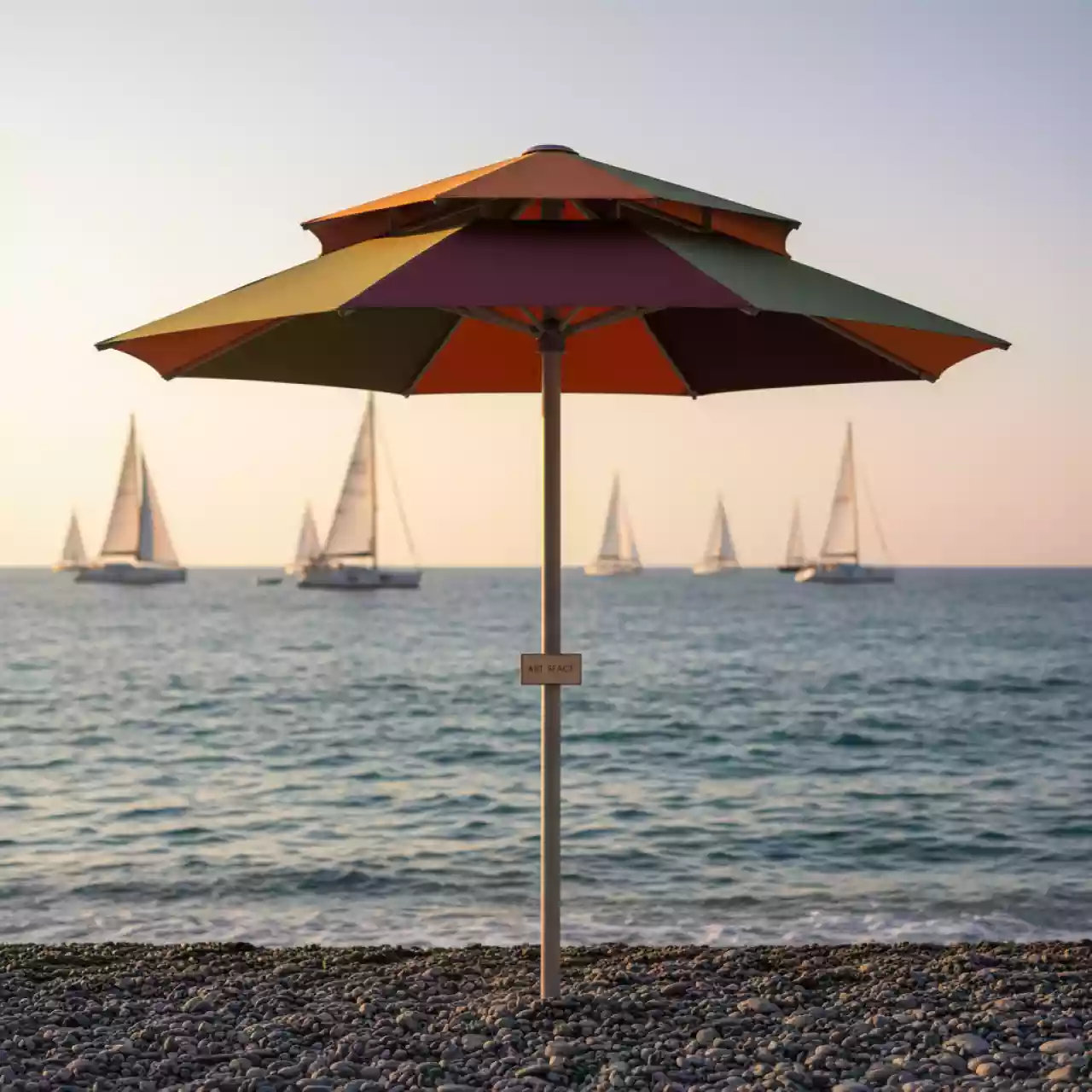 Аренда Зонт пляжный Pagoda 2,2 м на парусной регате (Сочи) — ART SPACE