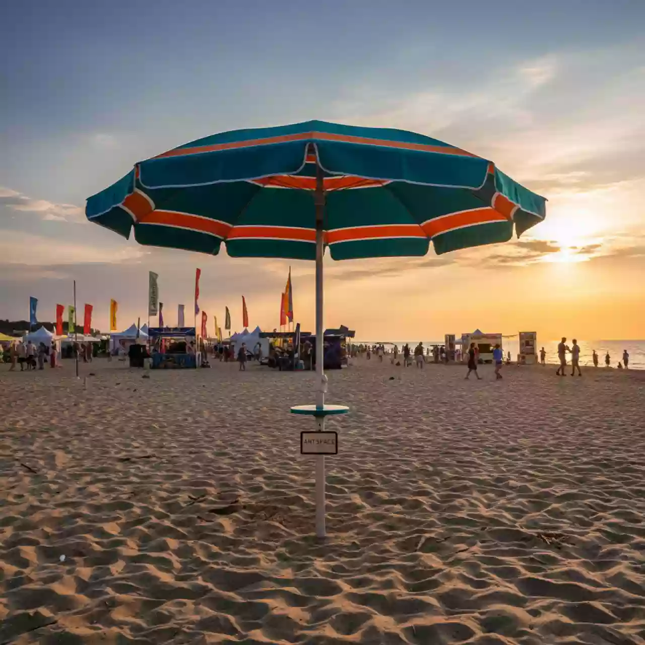 Аренда Зонт пляжный профессиональный Cezanne диаметр 2 м на пляже «Мандарин» — ART SPACE