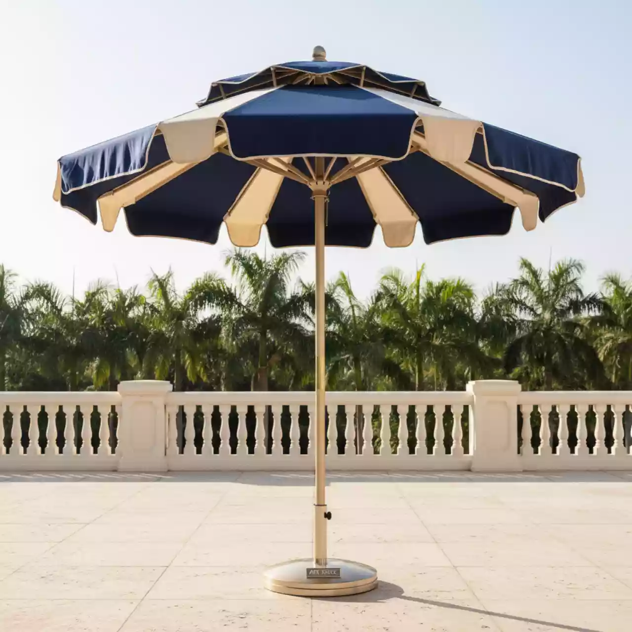 Аренда Зонт пляжный профессиональный Iconic Pagoda диаметр 2,4 м в санатории «Заполярье» — ART SPACE