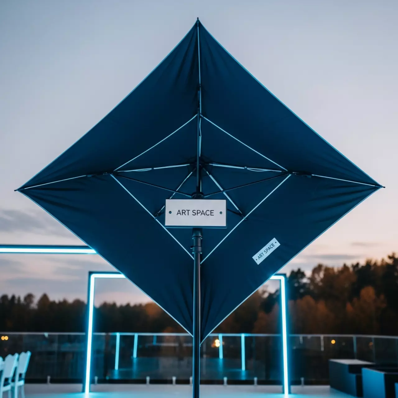 Аренда Зонт профессиональный 2,5х2,5 м в санатории «Октябрьский» — ART SPACE