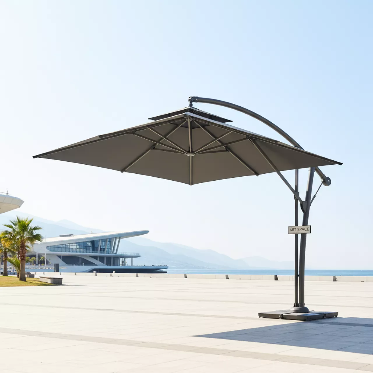 Аренда Зонт профессиональный 3х3 м Banana Prime на Имеретинской набережной — ART SPACE