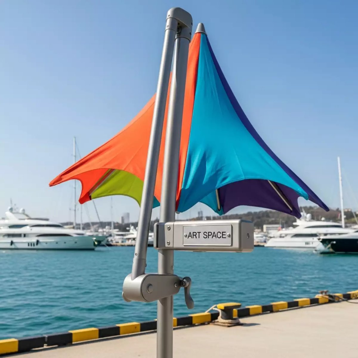 Аренда Зонт профессиональный 3х4 м Astro Titanium на парусной регате (Сочи) — ART SPACE