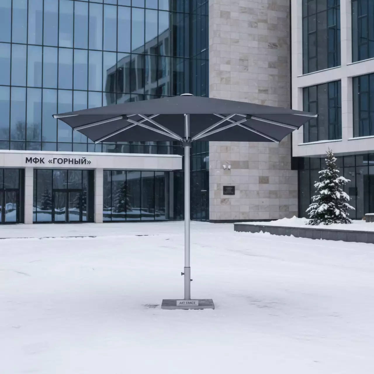 Аренда Зонт профессиональный Astro Titanium 2,9х2,9 м в МФК «Горный» — ART SPACE