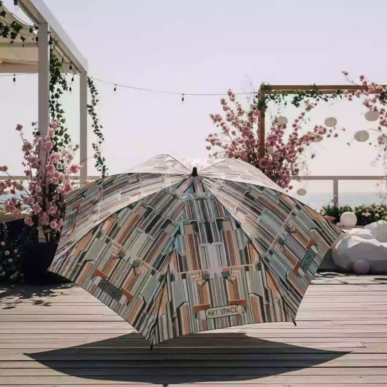 Аренда Зонт профессиональный Diamond Ø2 м в ресторане «Магеллан» — ART SPACE