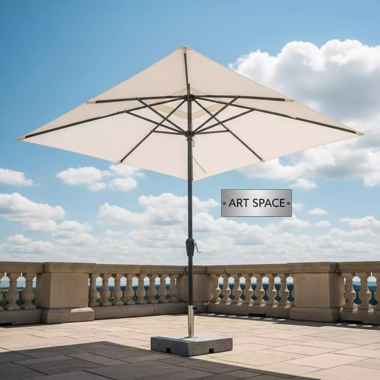 Аренда Зонт профессиональный Elio 3х3 м в отеле «Богатырь» — ART SPACE
