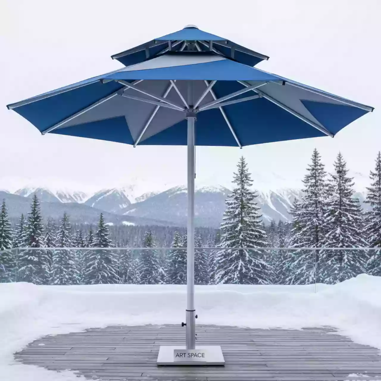 Аренда Зонт профессиональный Island Pagoda Ø5 м в Green Flow Hotel — ART SPACE