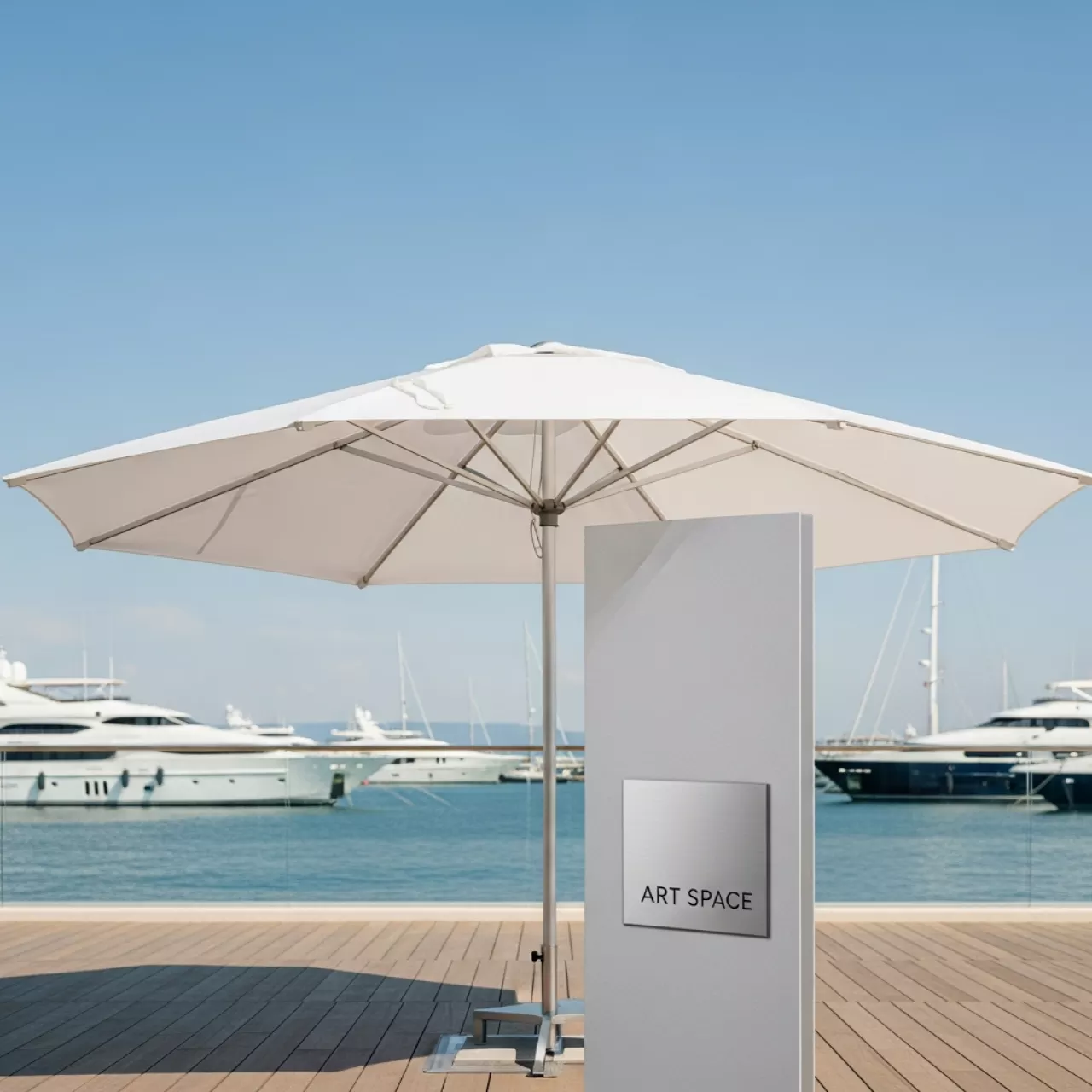 Аренда Зонт профессиональный Maldive 2 м в зале «Чайка» (Морпорт) — ART SPACE