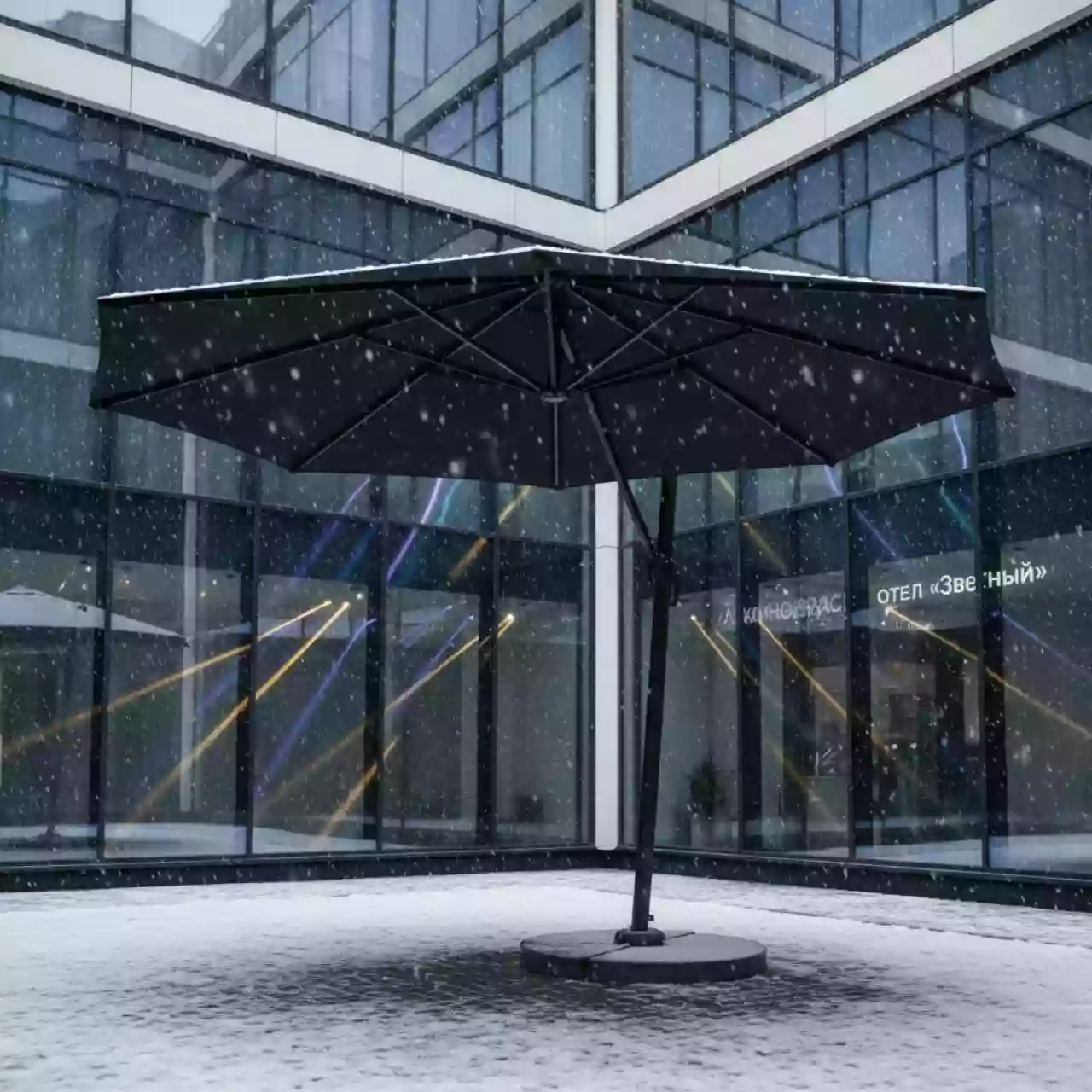 Аренда Зонт профессиональный Moonshadow диаметр 2,4 м в отеле «Звездный» — ART SPACE