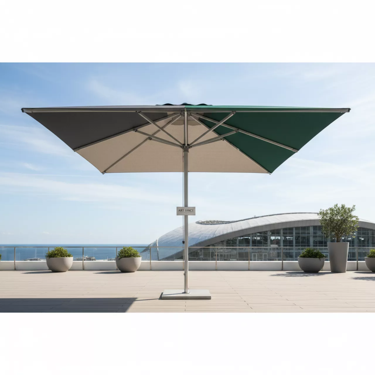 Аренда Зонт профессиональный Moorea 3х3 м на арене «Фишт» — ART SPACE