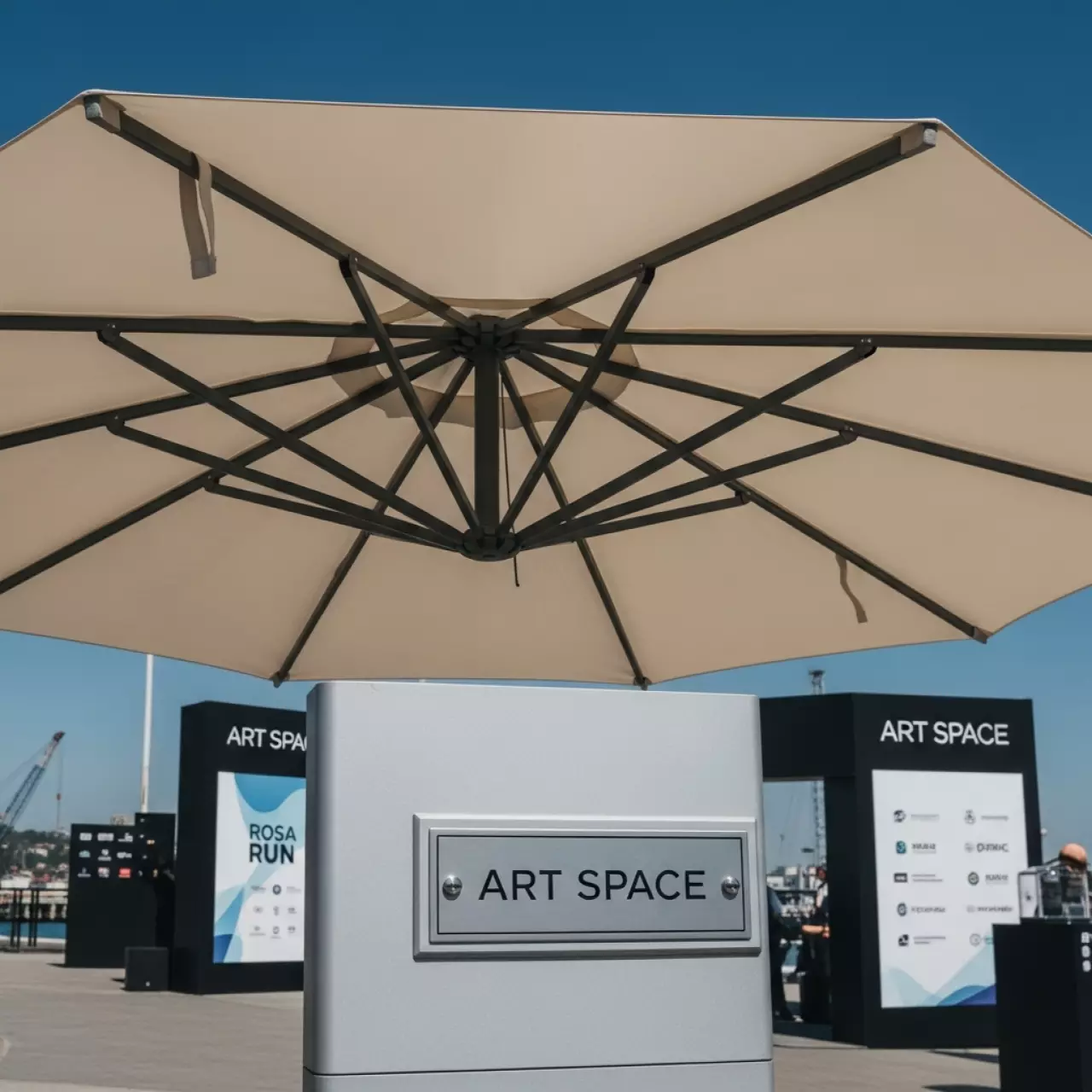 Аренда Зонт профессиональный Nata UX Nostalgic Plus Ø2,8 м на территории Морпорта Сочи — ART SPACE