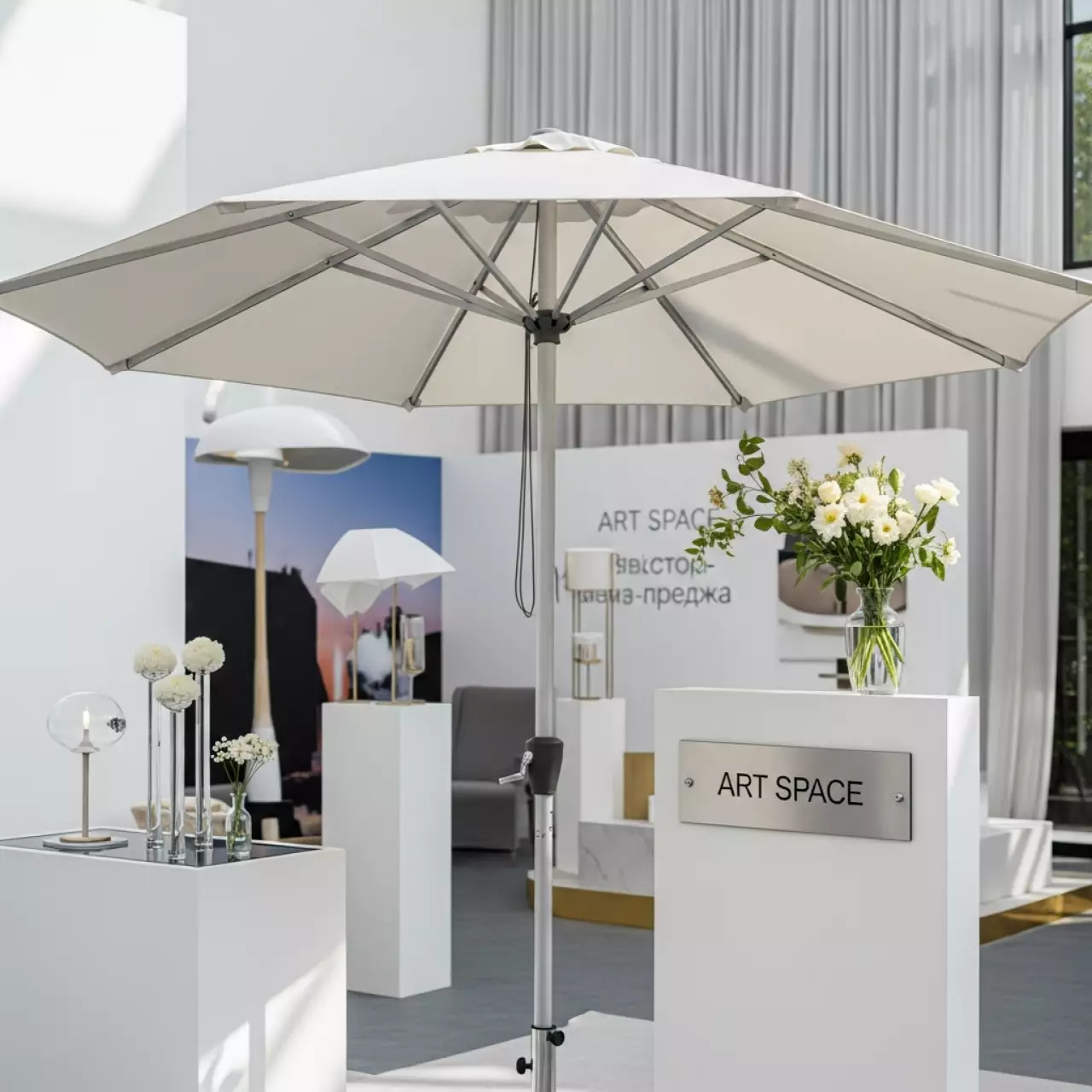 Аренда Зонт профессиональный Nata UX NostalgiCPlu Ø2,8 м в Alpha Sirius — ART SPACE