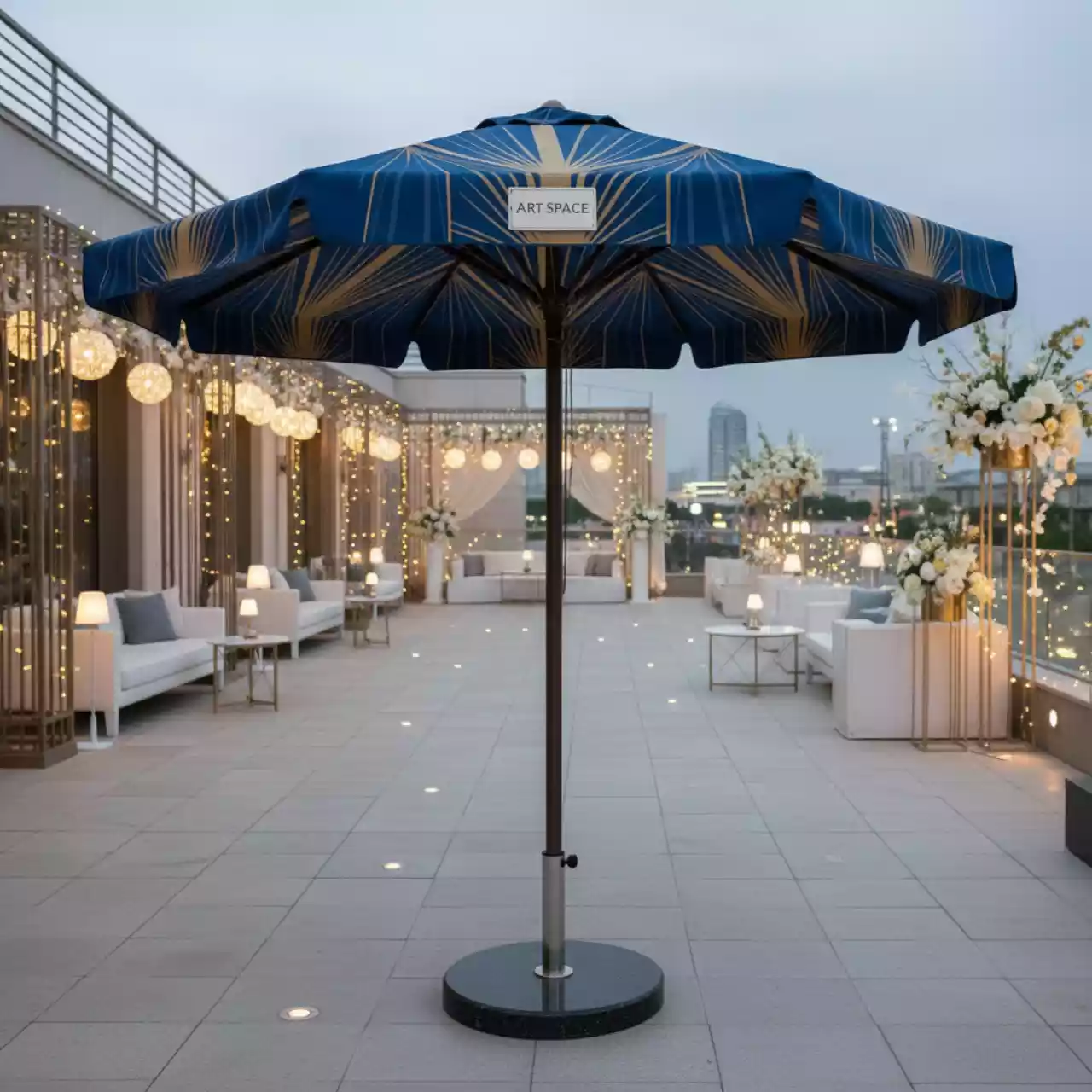 Аренда Зонт профессиональный Onda 3 м в ресторане «Магадан» — ART SPACE