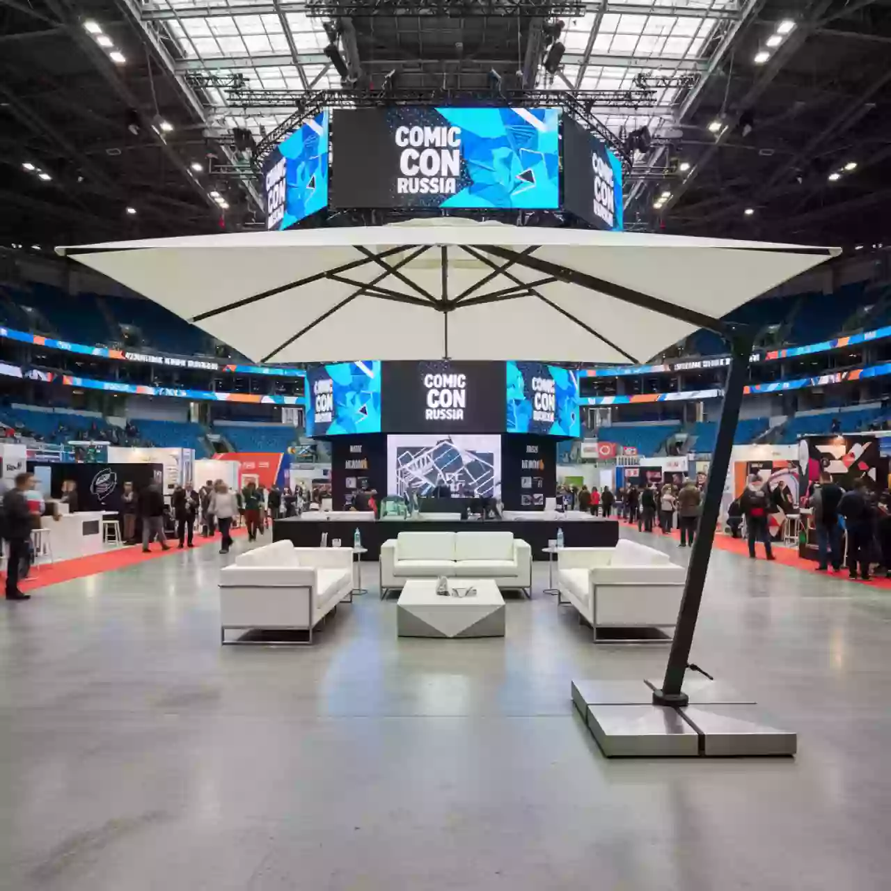 Аренда Зонт профессиональный Palladio Braccio 3х4 м в ледовом дворце «Большой» — ART SPACE